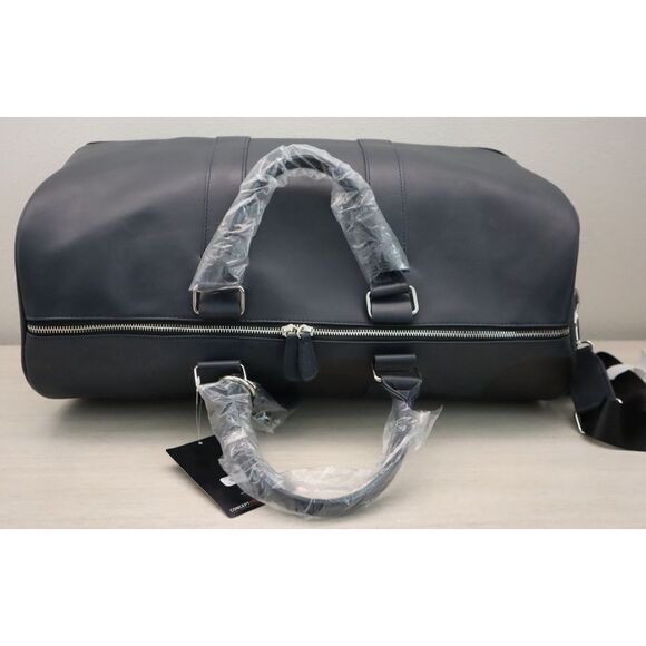 Concept One Disney O/S Black 3-D Mickey Mouse Embossed Weekender Duffle Bag - Picture 7 of 13